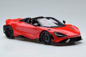 McLaren 765LT Spider Roșu GT Spirit 1:18 GT420 Rășină - imaginea 4 din 6
