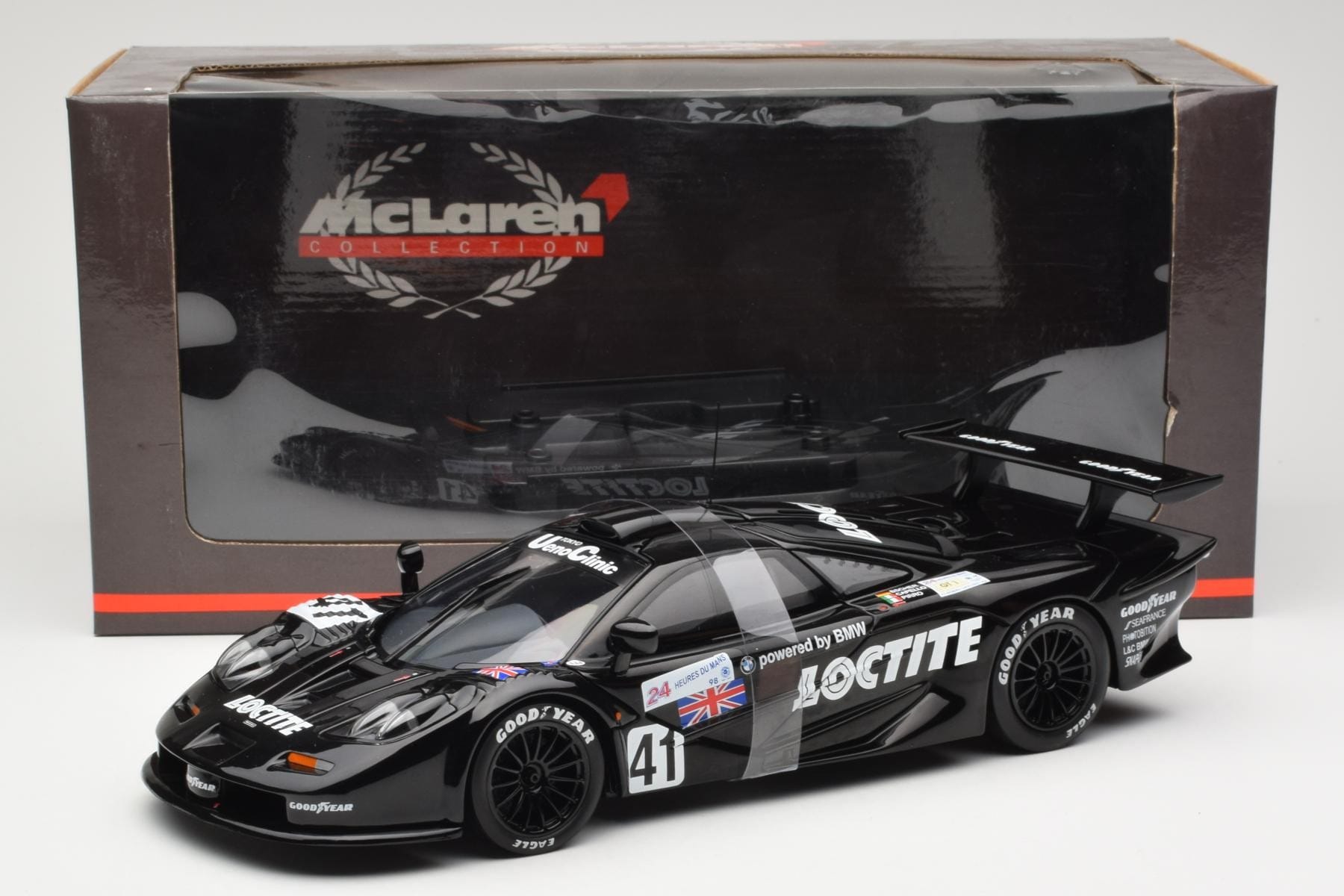 McLaren F1 GTR Loctite #27 T. Bäscher / R. Capello / E. Pirro 24 Hours of Le Mans 1998 UT Models 1:18 39821 Metal - imaginea 6 din 6