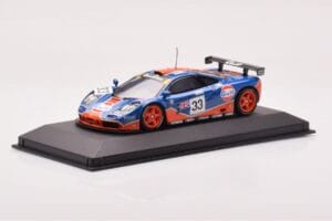 McLaren F1 GTR #33 Gulf Racing R. Bellm / M. Weaver / J-J. Lehto 24 Hours of Le Mans 1996 Minichamps 1:43 530164333 Metal - imaginea 2 din 4