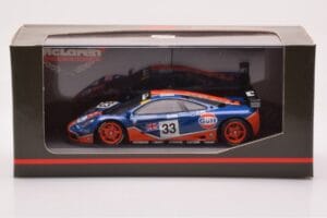 McLaren F1 GTR #33 Gulf Racing R. Bellm / M. Weaver / J-J. Lehto 24 Hours of Le Mans 1996 Minichamps 1:43 530164333 Metal - imaginea 4 din 4