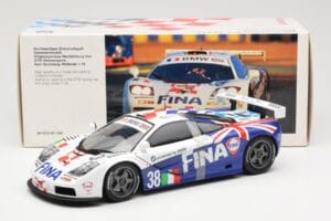 McLaren F1 GTR #38 M. Duez / M. Soper / E. Lafitte Team Bigazzi 24 Hours of Le Mans 1996 UT Models 1:18 80439421484 Metal - imaginea 6 din 6