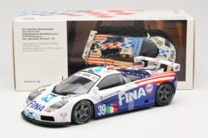 McLaren F1 GTR #39 N. Piquet / J. Cecotto / D. Sullivan Team Bigazzi 24 Hours of Le Mans 1996 UT Models 1:18 80439421485 Meta - imaginea 6 din 6