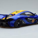 McLaren P1 GTR Albastru Cu Dungi Galbene AUTOart 1:18 - image 3 of 7