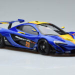 McLaren P1 GTR Albastru Cu Dungi Galbene AUTOart 1:18 - image 5 of 7