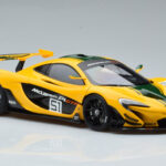 McLaren P1 GTR Galben Cu Dungi Verzi AUTOart 1:18 - image 5 of 7
