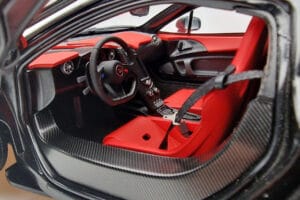 McLaren P1 Negru Mat AUTOart 1:18 76027 Metal - imaginea 8 din 9