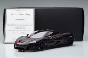 McLaren P1 Negru Mat AUTOart 1:18 76027 Metal - imaginea 9 din 9
