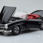 Mercedes 190 SL W121 Cabriolet Negru Minichamps 1:18 - image 2 of 8