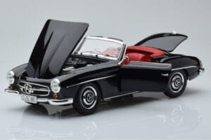 Mercedes 190 SL W121 Cabriolet Negru Minichamps 1:18 100037030 Metal - imaginea 2 din 8