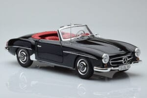 Mercedes 190 SL W121 Cabriolet Negru Minichamps 1:18 100037030 Metal - imaginea 5 din 8