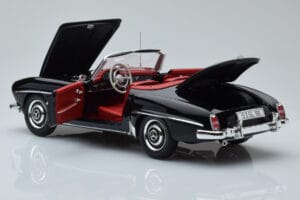 Mercedes 190 SL W121 Cabriolet Negru Minichamps 1:18 100037030 Metal - imaginea 7 din 8