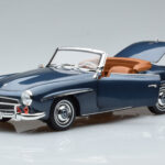 Mercedes 190 SL W121 Roadster Albastru Norev 1:18 - image 2 of 8