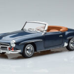 Mercedes 190 SL W121 Roadster Albastru Norev 1:18