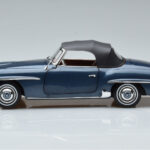 Mercedes 190 SL W121 Roadster Albastru Norev 1:18 - image 4 of 8