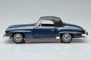 Mercedes 190 SL W121 Roadster Albastru Norev 1:18 B66040625 Metal - imaginea 4 din 8