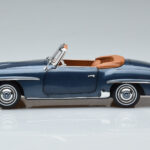 Mercedes 190 SL W121 Roadster Albastru Norev 1:18 - image 5 of 8