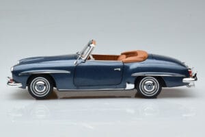 Mercedes 190 SL W121 Roadster Albastru Norev 1:18 B66040625 Metal - imaginea 5 din 8