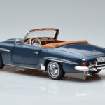Mercedes 190 SL W121 Roadster Albastru Norev 1:18 - image 7 of 8