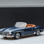 Mercedes 190 SL W121 Roadster Albastru Norev 1:18 - image 8 of 8