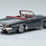 Mercedes 190 SL W121 Roadster Gri Norev 1:18 183402 Metal - image 3 of 8