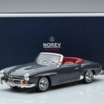 Mercedes 190 SL W121 Roadster Gri Norev 1:18 183402 Metal - image 8 of 8