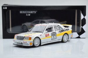 Mercedes 190E 2.5-16 W201 EVO 1 Karcher #77 F. Kreutzpointer Team AMG-Mercedes DTM 1990 Minichamps 1:18 155903677 Metal - imaginea 6 din 6