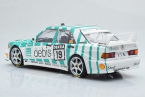 Mercedes 190E 2.5-16 W201 EVO 2 Debis #19 R. Asch Team Zackspeed DTM 1991 Minichamps 1:18 155913619 Metal - imaginea 5 din 6