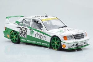 Mercedes 190E 2.5-16 W201 EVO 2 Debis #88 B. Schneider Team Zackspeed DTM 1991 Minichamps 1:18 155913688 Metal - imaginea 4 din 6