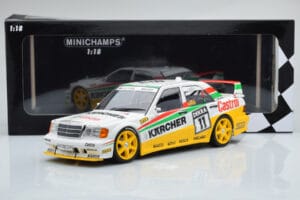 Mercedes 190E 2.5-16 W201 EVO 2 Karcher #11 J. Laffite Team Maas-Schons DTM 1992 Minichamps 1:18 155923611 Metal - imaginea 6 din 6