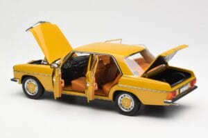 Mercedes 200/8 W115 Sahara Galben Norev 1:18 183771 Metal - imaginea 5 din 8