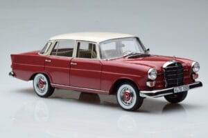 Mercedes 200 W110 Roșu Norev 1:18 183706 Metal - imaginea 6 din 7