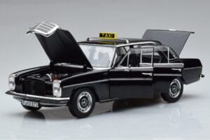 Mercedes 200 W115 Taxi Norev 1:18 183776 Metal - imaginea 2 din 7