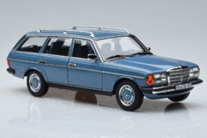Mercedes 200T S123 Albastru Norev 1:18 183737 Metal - imaginea 5 din 7