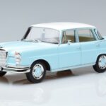 Mercedes 220 S W111 Albastru Norev 1:18 183920 Metal