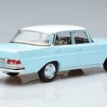Mercedes 220 S W111 Albastru Norev 1:18 183920 Metal - image 3 of 7