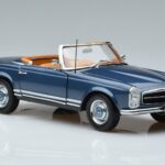 Mercedes 230 SL W113 Pagoda Albastru Ediție Limitată Norev 1:18 183767 Metal - image 6 of 8