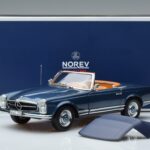 Mercedes 230 SL W113 Pagoda Albastru Ediție Limitată Norev 1:18 183767 Metal - image 8 of 8