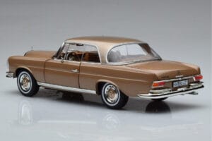 Mercedes 250 SE Coupe W111 Auriu Metalizat Norev 1:18 183759 Metal - imaginea 6 din 7