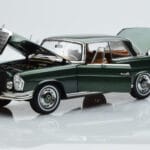 Mercedes 250 SE Coupe W111 Verde Metalizat Ediție Limitată Norev 1:18 183764 Metal - image 2 of 7
