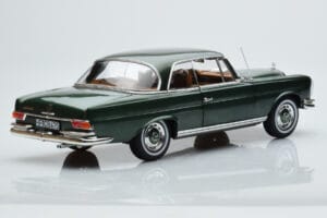 Mercedes 250 SE Coupe W111 Verde Metalizat Ediție Limitată Norev 1:18 183764 Metal - imaginea 3 din 7