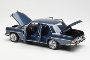 Mercedes 280 SE W108 Albastru Închis Metalizat Norev 1:18 183534 Metal - imaginea 5 din 8