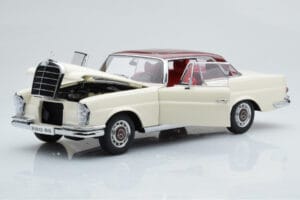 Mercedes 280 SE W108 Alb AUTOart 1:18 76287 Metal - imaginea 2 din 8