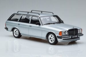 Mercedes 280 TE AMG S123 Argintiu Otto 1:18 OT246 Rășină - imaginea 4 din 6