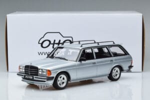 Mercedes 280 TE AMG S123 Argintiu Otto 1:18 OT246 Rășină - imaginea 6 din 6