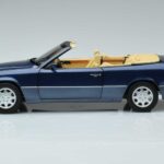 Mercedes 300 CE-24 A124 Cabriolet Nautical Albastru Ediție Limitată Norev 1:18 183879 Metal - image 4 of 7