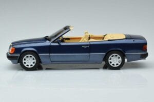 Mercedes 300 CE-24 A124 Cabriolet Nautical Albastru Ediție Limitată Norev 1:18 183879 Metal - imaginea 4 din 7