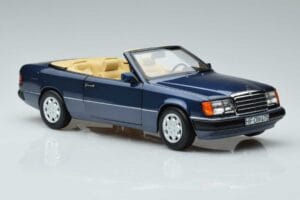 Mercedes 300 CE-24 A124 Cabriolet Nautical Albastru Ediție Limitată Norev 1:18 183879 Metal - imaginea 5 din 7