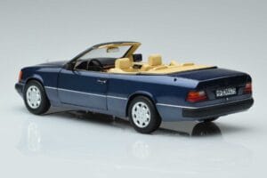 Mercedes 300 CE-24 A124 Cabriolet Nautical Albastru Ediție Limitată Norev 1:18 183879 Metal - imaginea 6 din 7