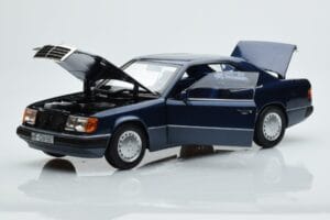 Mercedes 300 CE-24 C124 Coupe Nautical Albastru Ediție Limitată Norev 1:18 183882 Metal - imaginea 2 din 7