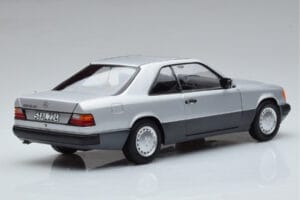 Mercedes 300 CE-24 C124 Coupe Argintiu Norev 1:18 183880 Metal - imaginea 3 din 7